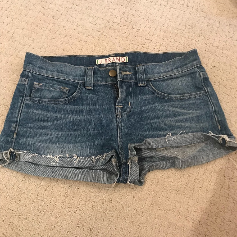 J Brand medium wash denim shorts